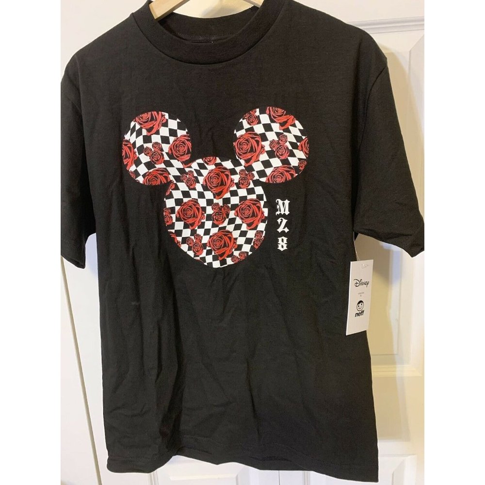 RARE NEFF DISNEY Roses M28‎ Men’s Sz M MICKEY MOUSE
